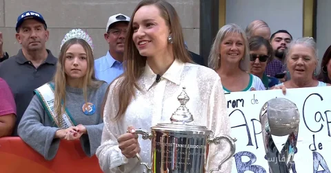 Elena Rybakina feierte ihren Sieg bei den US Open 2026