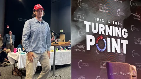 تنش در دانشگاه: برخورد دانشجویی و حامی سالخورده TPUSA