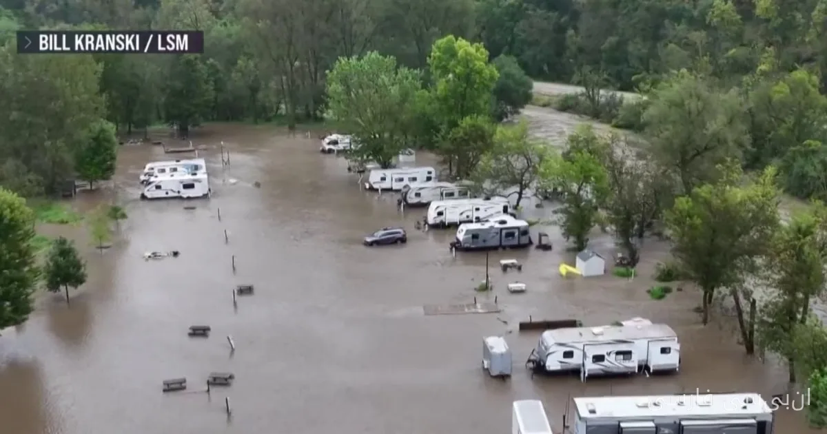 Des pluies torrentielles créent un risque d'inondation pour des millions de personnes dans le Midwest américain