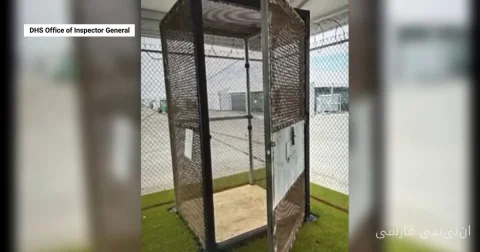 Le rapport du ministère de la Sécurité intérieure a enfermé des migrants dans de petites cages