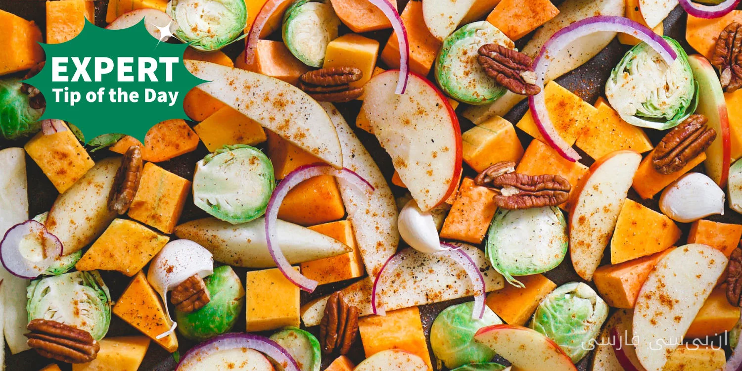 گرگ استنتون توصیه می‌کند غذاهای پُرفیبر پاییزی برای بهبود سلامت روده